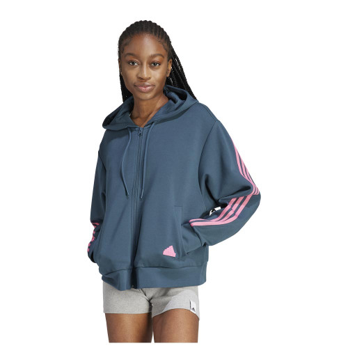 Adidas Γυναικεία ζακέτα Future Icons 3-Stripes Full-Zip Hoodie